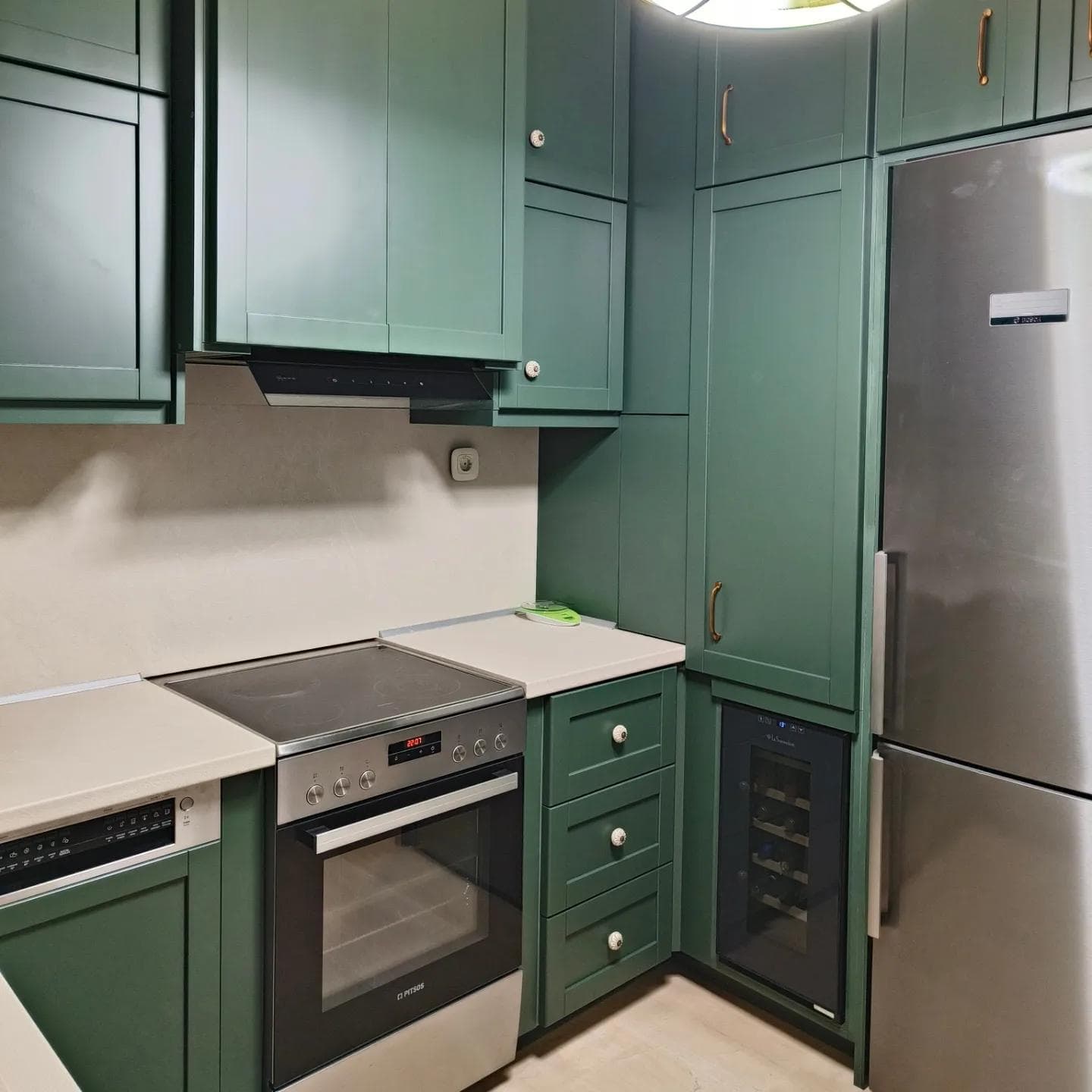 Dark Green Kitchen - 2