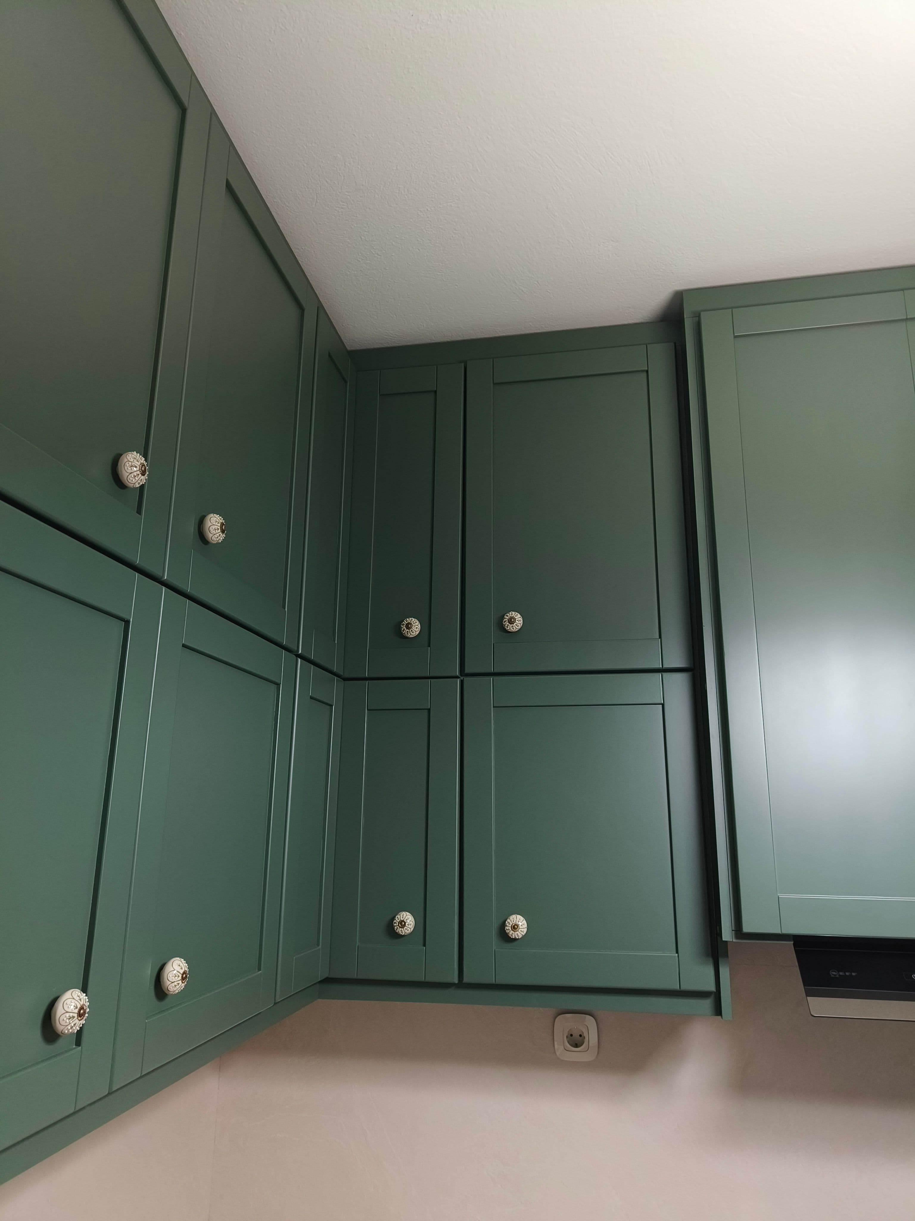 Dark Green Kitchen - 5